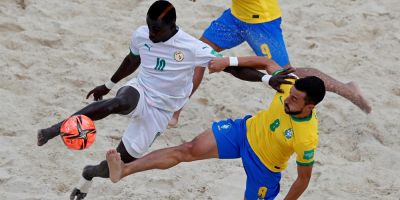 Senegal elimina a Brasil en los cuartos de final de f�tbol playa