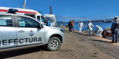 Desembarcaron a 11 tripulantes de dos buques con Covid-19 en el Puerto de Montevideo
