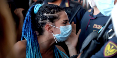 Antivacunas violentos quer�an "condicionar" la pol�tica del Gobierno italiano