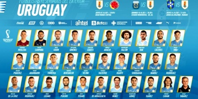 Tab�rez defini� qu� jugadores ser�n tenidos en cuenta para los cotejos ante Colombia, Argentina y Brasil