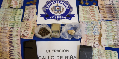 Detuvieron a cinco personas y cerraron dos bocas de venta de drogas en Soriano