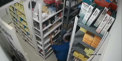 Empleados de limpieza en una farmacia escond�an perfumes en una papelera para luego robarlos 