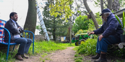 Mujica recibi� en su chacra a uno de los candidatos a presidir el FA, Fernando Pereira
