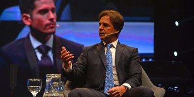 Lacalle opin� que "cada pa�s deber�a impulsar la base tributaria que sea mejor para sus ciudadanos"