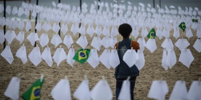 Brasil es ya el segundo pa�s del mundo en superar los 600.000 muertos por la covid