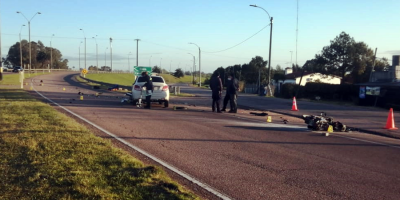 Un hombre de 39 a�os falleci� tras un siniestro de tr�nsito entre un auto y una moto