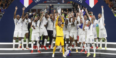 Francia se impuso por 2-1 a Espa�a y conquist� la Liga de Naciones