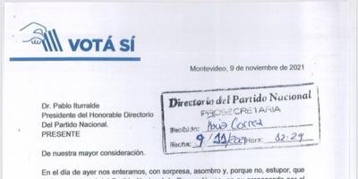 Acusan a blancos de plagio de logo en campa�a por la LUC en Paysand�