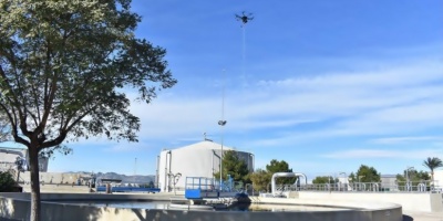 Crean una nariz electrnica en un dron para 'olfatear' y prevenir efectos txicos de plantas de aguas residuales