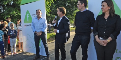 Lacalle Pou inaugura obras viales en el Municipio F de Montevideo