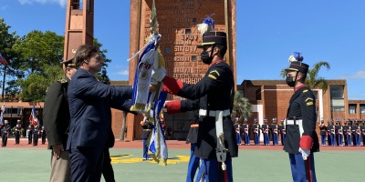 Lacalle Pou en Escuela Militar