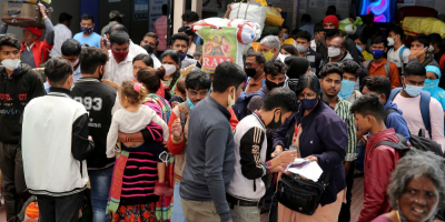 La India suma 200 casos de micron mientras las infecciones siguen a la baja