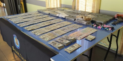 "Operaci�n Babilonia" posibilit� detener a 10 personas e incautar 37 kilos de drogas, armas y unos US$ 100.000