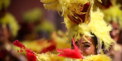 La comparsa Cencerib� fue la ganadora del Desfile de Llamadas de este a�o.