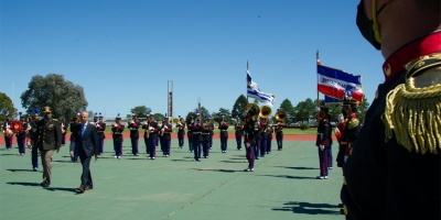 Garc�a particip� en inicio de cursos 2022 de la Escuela Militar