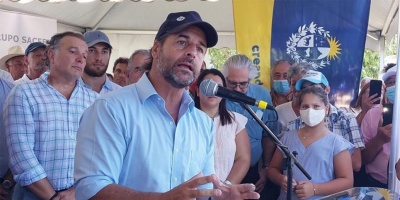 El gobierno realiz� el lanzamiento de las obras para la construcci�n del puente sobre el r�o Cebollat�, en la localidad de La Charqueada