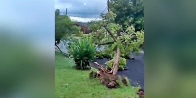 Turbonada afect� Piriapolis y Pan de Az�car