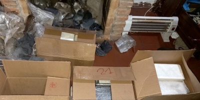 Incautan 330 kilos de droga en Jacinto Vera