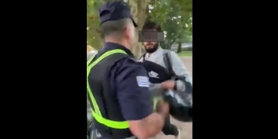 Enviaron a prisi�n al funcionario policial que agredi� a un joven motociclista