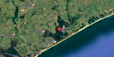 Obra que se realiza en Laguna Garz�n estar�a afectando a humedales