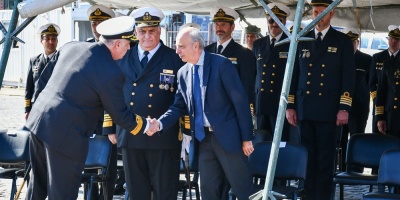 Vizcay asumi� como comandante de la Flota de Mar