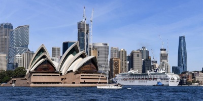 Australia recibe su primer crucero tras dos a�os de prohibici�n por la covid