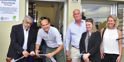 MIDES inaugur� el centro "El Tim�n", un lugar para dar refugio a personas en situaci�n de calle, en Fray Bentos