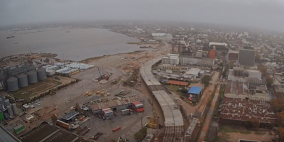 Est cerrado el puerto de Montevideo y los del este del pas por los fuertes vientos