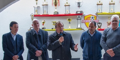 Transporte inaugur� obras por convenios sociales