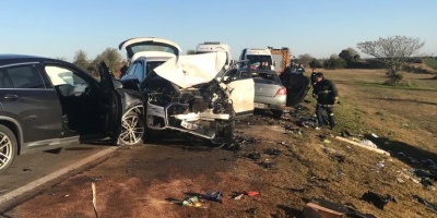 4 lesionados en 2 siniestros de trnsito, dos de ellos de gravedad