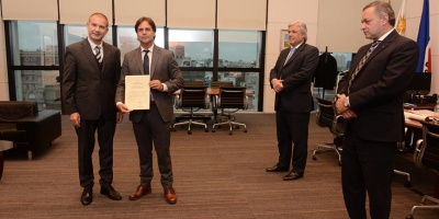 Presidente Lacalle Pou recibi cartas credenciales de embajadores acreditados ante Uruguay
