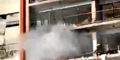 Explosi�n destruye varios pisos en edificio Villa Biarritz