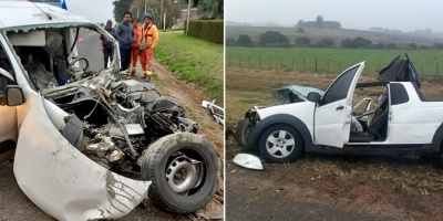 Dos mujeres muertas y un octogenario grave es el saldo de dos siniestros de tr�nsito