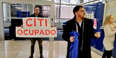 Conflicto Bancario: desalojaron a trabajadores que haban ocupado la sede central de Citibank 