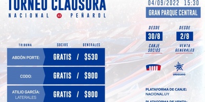 Comienza venta de entradas para el cl�sico