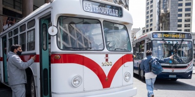 Circular�n dos l�neas de �mnibus patrimoniales en Montevideo el fin de semana