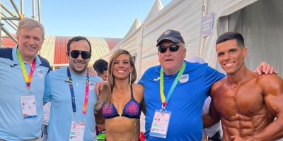 Odesur: Emiliano Hern�ndez medalla de bronce en Men's Physique.