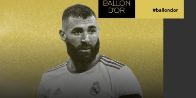 Karim Benzema gan este lunes el Baln de Oro 2022