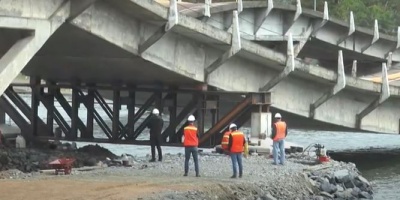 Intendencia de Maldonado y Ministerio de Ambiente trabajan en obra del Puente de La Barra