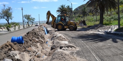 Se estima que antes de fin de a�o finalicen las obras de repavimentaci�n en la rambla de Piri�polis