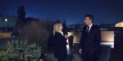 Macron afirma en el primer encuentro con Meloni que la relaci�n entre Francia e Italia es importante para la UE