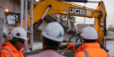 El ministerio de Ambiente hace un seguimiento permanente del impacto que generan las obras del puente de La Barra de Maldonado 