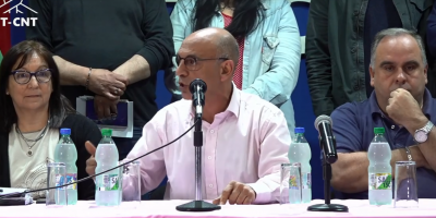 El PIT-CNT rechaz� el proyecto de reforma de la seguridad social, pidi� di�logo al Parlamento y acus� de mentir al presidente Lacalle Pou