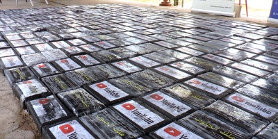 Los m�s de 444 kilos de coca�na incautados en Tacuaremb� tienen un valor de quince millones de d�lares