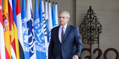 Alberto Fern�ndez afirma que est� "en franca recuperaci�n" tras su problemas de salud en el G20