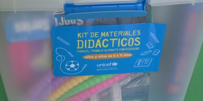 El Sistema Nacional de Emergencias present� un kit de materiales did�cticos para ni�os