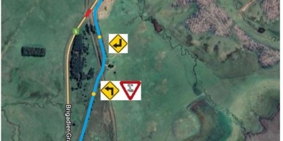 Obras de ensanchamiento en Ruta 5 generan desv�o de 1 km