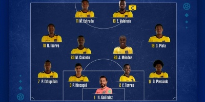 Ecuador suma sus tres primeros puntos tras superar a Catar con un doblete del delantero del Fenerbahçe