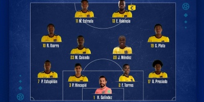 Ecuador suma sus tres primeros puntos tras superar a Catar con un doblete del delantero del Fenerbahe