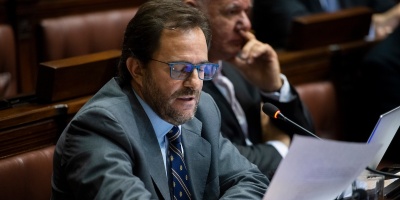 El secretario general del Partido Colorado Julio Maria Sanguinetti dijo que ten�a la absoluta convicci�n de que no hab�a delito en la gesti�n de Cardoso como ministro de Turismo, tras conocerse el arc